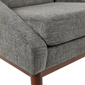 SL4400 Series Mid-Century Club Chair with Coffee Finish Legs