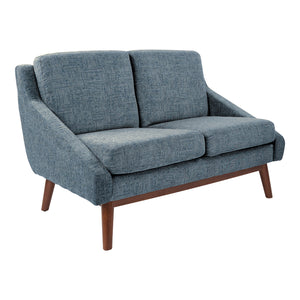 SL4400 Series Mid-Century Loveseat with Coffee Finish Legs