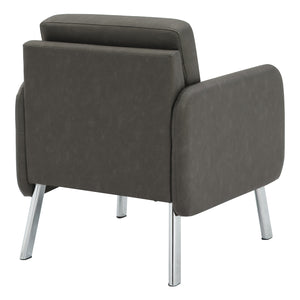 SL5600 Series Lounge Chair with Chrome Finish Legs