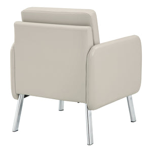 SL5600 Series Lounge Chair with Chrome Finish Legs