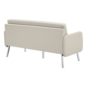 SL5600 Series Sofa with Chrome Finish Legs