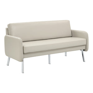SL5600 Series Sofa with Chrome Finish Legs