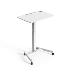 Kantek Mobile Height Adjustable Sit Stand Desk, Large