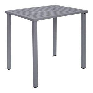 Daytona Collection Outdoor/Indoor 24" x 32" Steel Dining Height Table