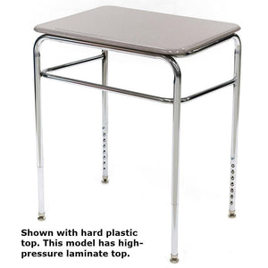 Adjustable Height Student Lecture Desk, High-Pressure Laminate Top