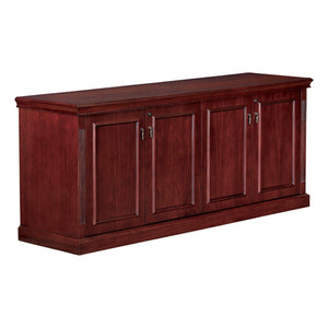 Townsend Traditional 4-Door Credenza, 72" x 20" x 30" H