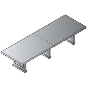 Townsend Traditional Rectangular 12 Ft. Conference Table, 144" x 48" x 30