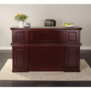 Townsend Traditional Reception Desk, 72" x 37" x 45.5" H