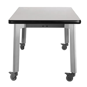 Titan Table, 24" x 60", Supreme High Pressure Laminate Top with MDF Core and ProtectEdge