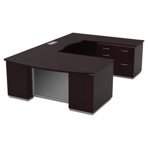 Tuxedo U-Shape with Right Bridge and Multi-File Pedestal