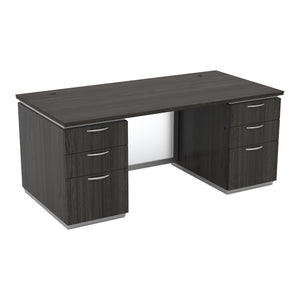 Tuxedo Double Pedestal Desk, 72" x 36"
