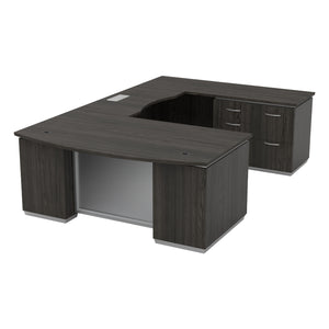 Tuxedo U-Shape with Right Bridge and Multi-File Pedestal