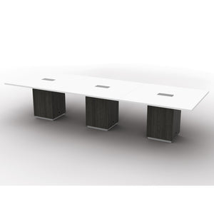 Tuxedo Rectangular Table, 144" x 48", 2-Color Combination