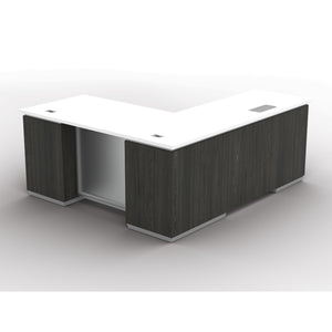 Tuxedo L-Shape with Left Return, 66" x 78"