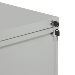 2-Drawer Metal Vertical File, Letter Width