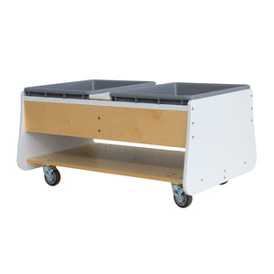 Mobile Two Tub Sand And Water Table