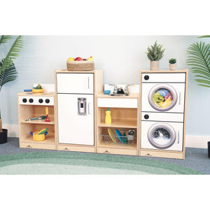 Let's Play Toddler Kitchen Ensemble, Natural/White