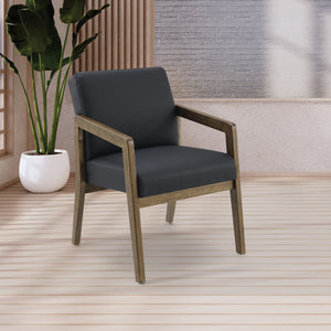 Park City Finish Visitor's Chair with Memory Foam Seat,Silver Ion Technology Dillon Fabric Upholstery