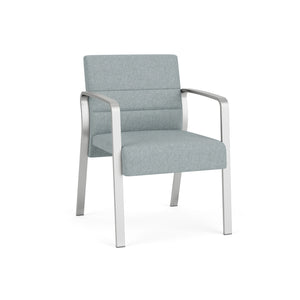 Waterfall Collection Reception Seating, Guest Chair, Leg Base, 400 lb. Capacity, Healthcare Vinyl Upholstery, FREE SHIPPING