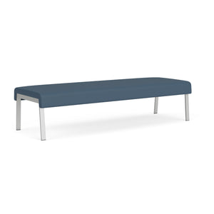 Waterfall Collection Reception Seating, 3-Seat Bench, Leg Base, Standard Vinyl Upholstery, FREE SHIPPING