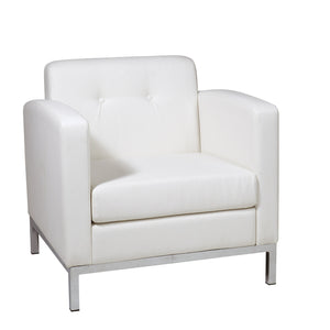 Wall Street Armchair with Chrome Base