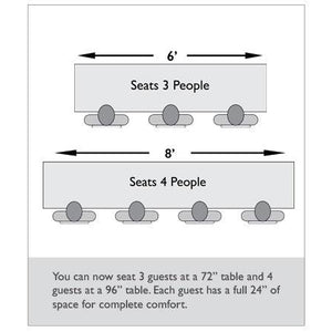 Comfort Leg Folding Training Table with High Pressure Laminate Top, Particleboard Core, 24"W x 96"L x 30"H