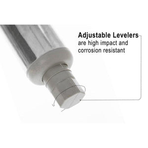 Stainless Steel Table with Lower Shelf, 36" W x 30" D