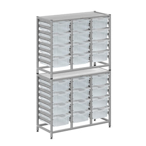 Dynamis High-Density Storage Collection, Tall Fixed Frame Combo Set with 24 Deep Trays, FREE SHIPPING