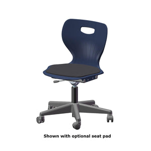 USA Capitol Euroflex Lab Chair with Gas Lift, 15.5"-20.25" Adjustable Height