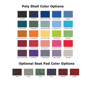 USA Capitol Euroflex Lab Chair with Footring and Gas Lift, 20"-27" Adjustable Height