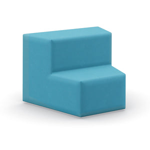 Flex 2-Tier Step Seating, Inside Facing, 30-Degree Wedge, Fully Upholstered, Standard Vinyl Upholstery, FREE SHIPPING