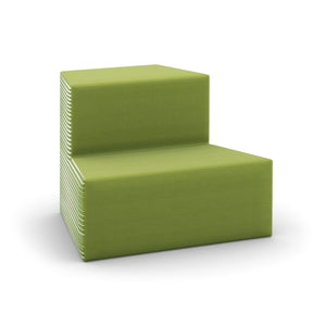 Flex 2-Tier Step Seating, Outside Facing, 30-Degree Wedge, Fully Upholstered, Standard Fabric/Vinyl Upholstery, FREE SHIPPING