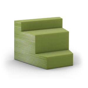 Flex 3-Tier Step Seating, Inside Facing, 30-Degree Wedge, Fully Upholstered, Standard Fabric/Vinyl Upholstey, FREE SHIPPING