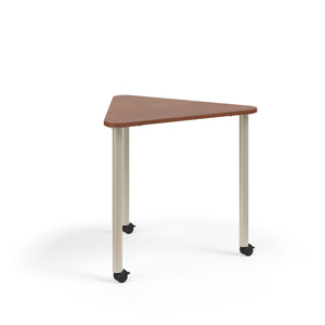 KI Ruckus Fixed Height E-Triangle Post Leg Desk, 1-1/4" Laminate Top, 29" H, FREE SHIPPING
