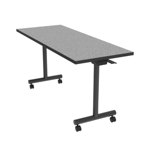 Flip and Nest Rectangular Training Tables