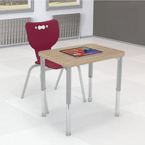 Hierarchy Classroom Desk and Chair Package, 10 Hierarchy Snap Rectangle Desks with 10 Hierarchy Chairs