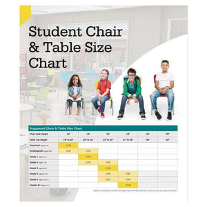 Hierarchy Classroom Desk and Chair Package, 10 Hierarchy Monroe Diamond Desks with 10 Hierarchy Chairs