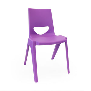 K-Seat Stackable Multi-Purpose Plastic Chair, 18" Seat Height