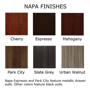 Napa StepFront Box/Box/File Pedestal for 36" Deep Desktops, 15.5" x 35.3" x 28" H