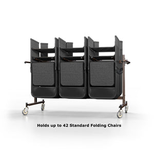 Heavy-Duty Folding Chair and Personal Folding Table Storage Dolly