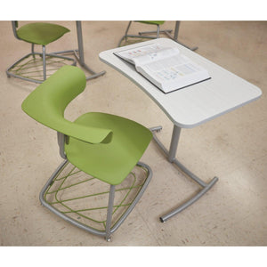 KI Ruckus Sit/Stand Cantilever Desk with Glide Base, Set Screw Adjustable Height, FREE SHIPPING