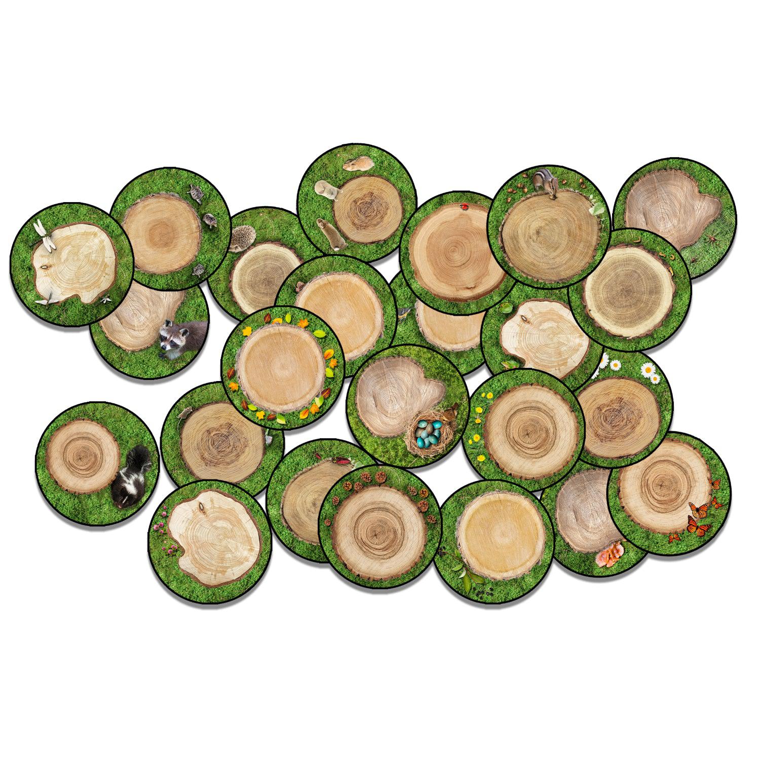 Forest Floor Stow-N-Go™ Seating Rounds, Set Of 24