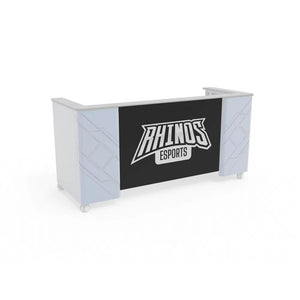 Customized Logo Panel for 76" W Esports Gaming Double Shoutcaster Station, FREE SHIPPING