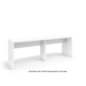 KI Serenade Gathering Table, Café Height, Double-Sided, 30" x 120" x 42"H, Non-Contrast Laminate, FREE SHIPPING