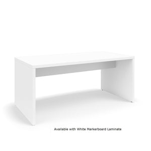 KI Serenade Gathering Table, Café Height, Double-Sided, 48" x 96" x 42"H, Non-Contrast Laminate, FREE SHIPPING