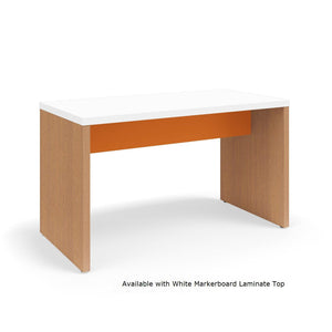 KI Serenade Gathering Table, Café Height, Double-Sided, 36" x 72" x 42"H, Contrast Laminate, FREE SHIPPING