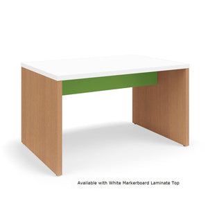 KI Serenade Gathering Table, Café Height, Double-Sided, 48" x 72" x 42"H, Contrast Laminate, FREE SHIPPING