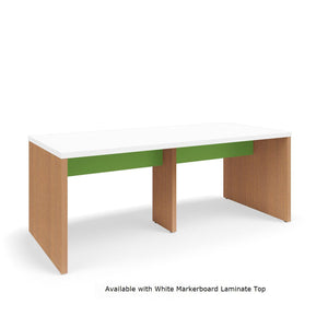 KI Serenade Gathering Table, Café Height, Double-Sided, 48" x 108" x 42"H, Contrast Laminate, FREE SHIPPING