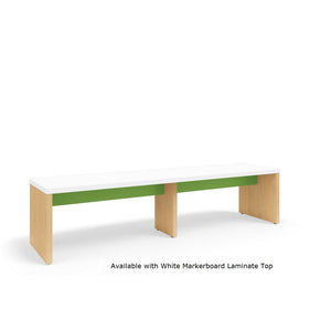 KI Serenade Gathering Table, Standard Height, Double-Sided, 30" x 120" x 29"H, Contrast Laminate, FREE SHIPPING