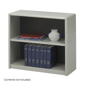 2-Shelf ValueMate® Economy Bookcase, Gray